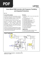 Green-Mode PWM Controller With Frequency Trembling and Integrated Protections