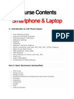 Smartphone & Laptop: Course Contents