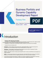 Business Portfolio and Dynamic Capability Report Powerpoint