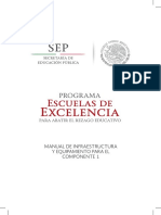 Manual de Infraestructura y Equipamiento para El Componente 1 PDF