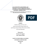 Analisis Pengaruh Perilaku Penghindaran Pajak Terhadap Nilai Perusahaan Deng