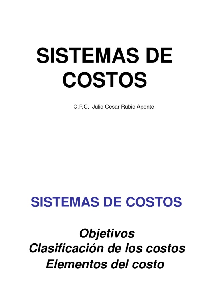 Contabilidad de Costos | PDF | Costo | Inventario