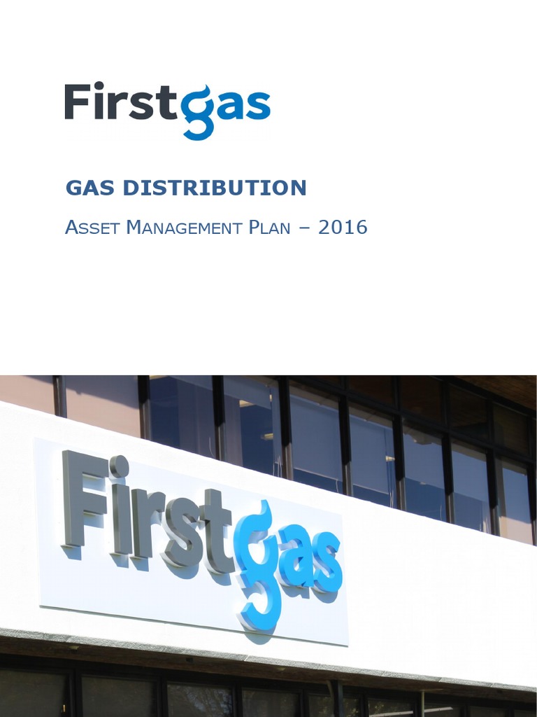 2016 Gas Distribution Asset Plan | PDF | Natural Gas | Risk