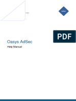 Oasys Adsec: Help Manual