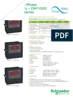 1-Phase & 3-Phase V, A, F Meters - DM1000 & DM3000 Series