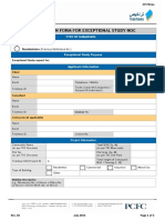 CP-F014a Application For Exceptional Study Rev. 02 Jul14