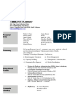 Mukesh Kumar CV