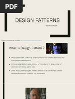 Design Patterns: - Shridhar Hegde