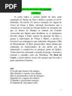 Reflexoes Do Poeta Os Lusiadas