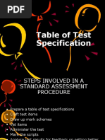 Download Table of Specification Test by Peter_heng SN38123844 doc pdf