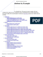 Slide Rule Calculations by Example