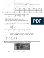 Eval Final 1er Periodo 6to Matemáticas