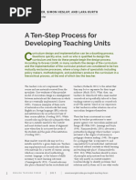 A Ten-Step Process For Developing Teaching Units: United States and Qatar