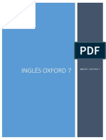 Inglés Oxford 7 Fichas Unidades