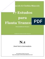 17 Estudo para Flauta, N. 1 - Nilson Mascolo & Cinthia Mascolo PDF