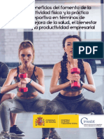 Beneficios Del Fomento de La Actividad Fisica