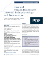 Hypokalemia and Hyperkalemia in Infants and Children: Pathophysiology and Treatment