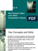 Net Present Value and Other Investment Criteria: Mcgraw-Hill/Irwin