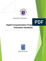 Deped Computerization Program (DCP) Orientation Handbook: Department of Education