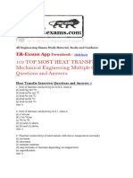 103 Top Most Heat Transfer - Mechanical Engineering Multiple Choice Questions and Answers