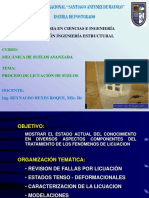 Proceso de Licuación de Suelos PDF