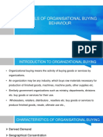Models of Organisational Buying Behaviour: Presented by