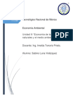 Unidad 3 Economía de Los Recursos Naturales y El Medio Ambiente