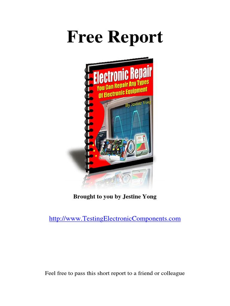 Free Report Brought To You by Jestine Yong PDF
