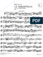 e Cavallini Adagio e Tarantella Clarinet and Piano PDF