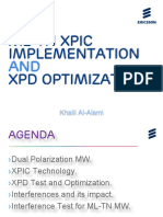ML-TN Xpic Implementation XPD Optimization: Khalil Al-Alami