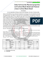 A Comparative Study Between The Physical Properties of Natural Rubber/Carbon Black Blend and Natural Rubber/non Carbon Black Blend