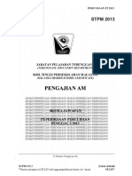 Skema Percubaan Penggal 2 STPM 2013 Terengganu