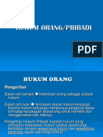 Hukum Orang 1