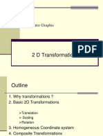 2 D Transformation: Computer Graphic