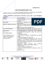 Cir. Nº11 Curso Titulacion Judo Federativo y D.A PDF