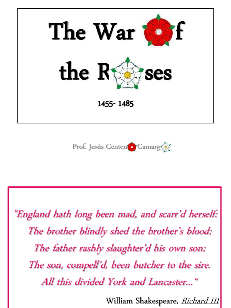 Wars of the Roses: The Struggle for the English Throne 1455-1485 | PDF ...