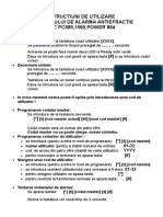 Instructiuni de Utilizare DSC-1