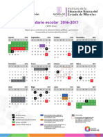 Calendarios Oficiales 2016-2017