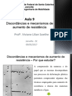 Aula 9 - Propriedades Mecanicas Dos Metais e Mecanismos de Aumento de Resistência