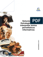 Solucionario Clase 7 CEG Guía Estrategias para Interpretar Textos Periodísticos Informativos 2015 PDF