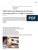 OSHA - New Recordkeeping Rule Will Make Injury Data Public Is A Nudge' To Employers - 2016-05-11 - Safety+Health Magazine