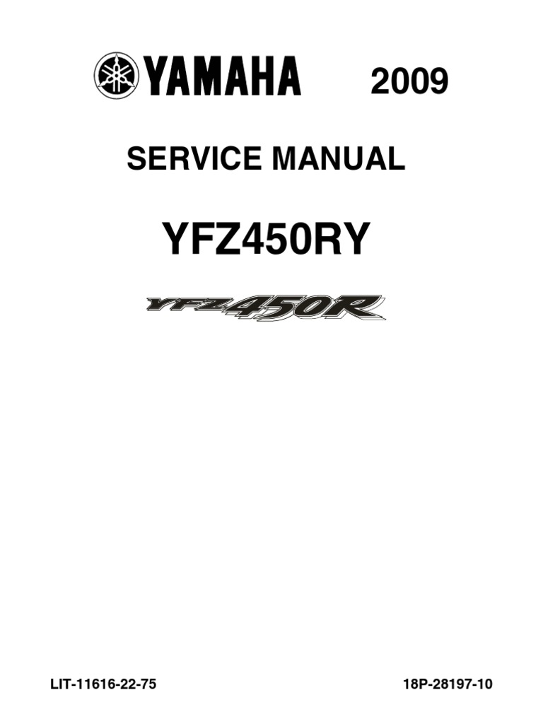 Yfz 450 Ry PDF Throttle Fuel Injection