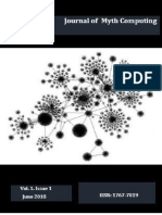 Journal of Myth Computing: New Directions at The Interface of Consciousness Studies and Artificial Intelligence