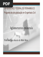 Revisão Aglomerantes PPGECAM