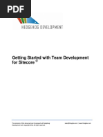 Getting Started With Team Development For Sitecore