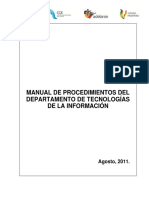 Manual Procedimientos Tec Informacion