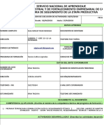 Bitácora de seguimiento de actividades agrícolas