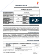 Probabilidad y Estadistica