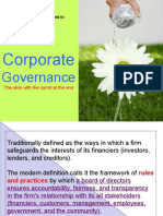 Lecture 5 Student Handout On Corporate Governance