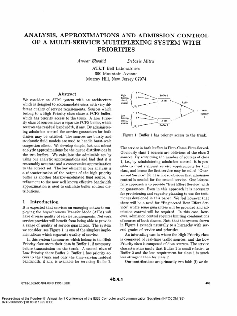 Analysis, Approximations and Admission Control of A Multi-Service ...
